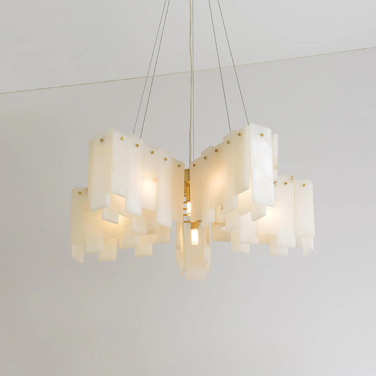 Alabaster Cascade Tiered Chandelier - Pre Order