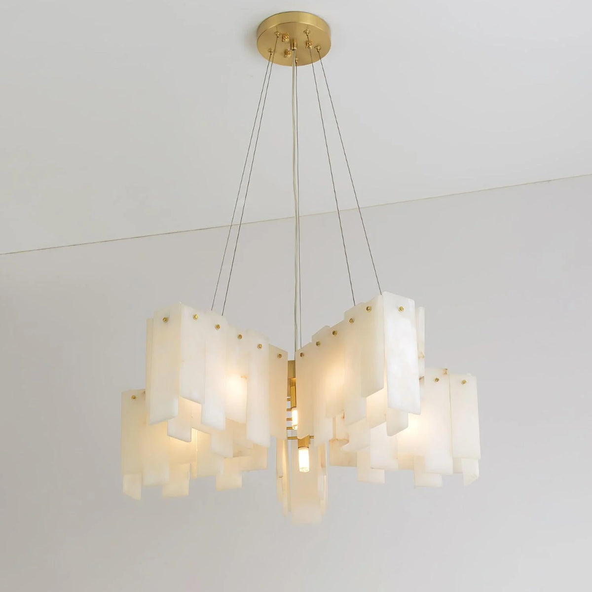 Alabaster Cascade Tiered Chandelier - Pre Order