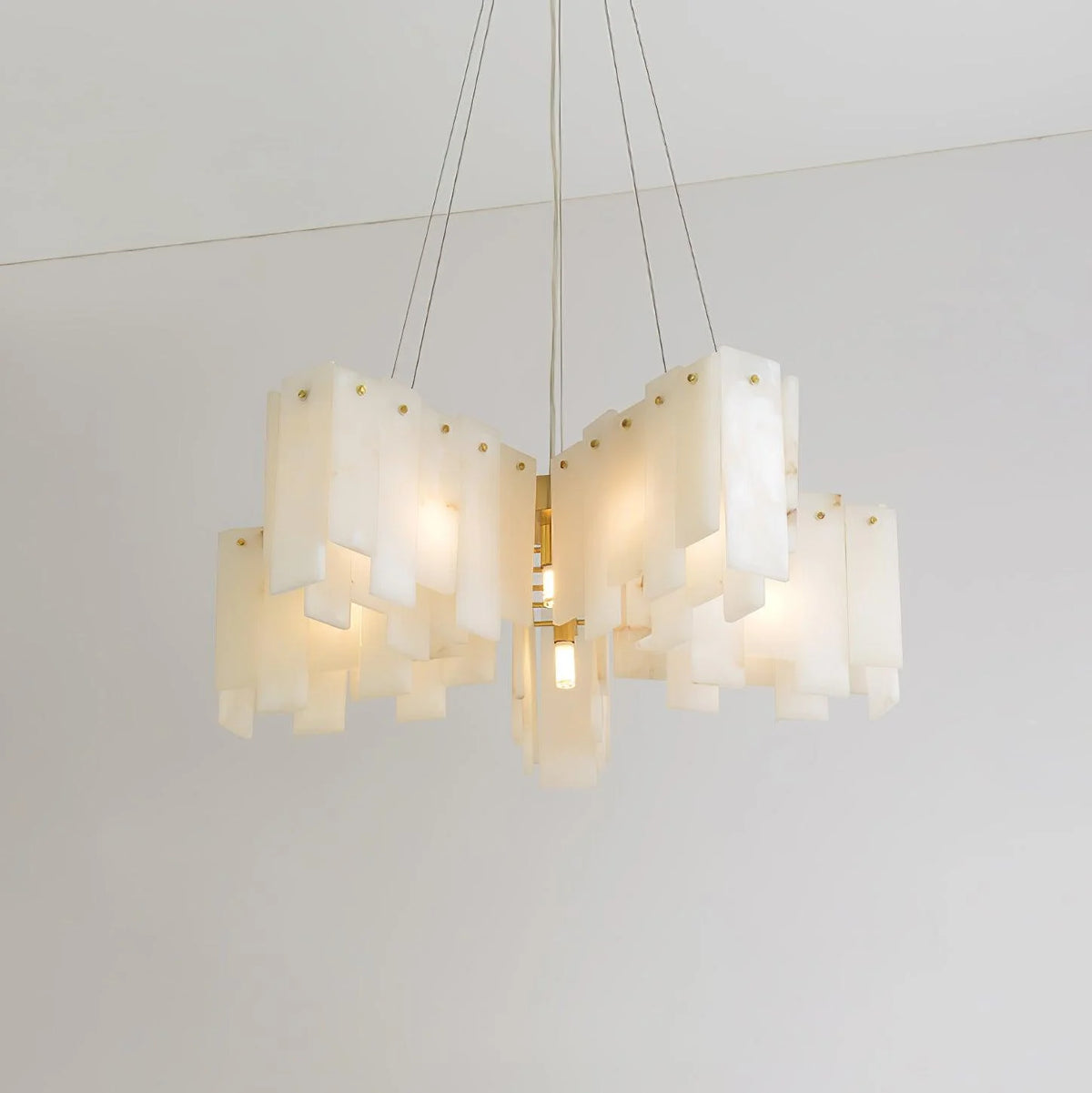 Alabaster Cascade Tiered Chandelier - Pre Order