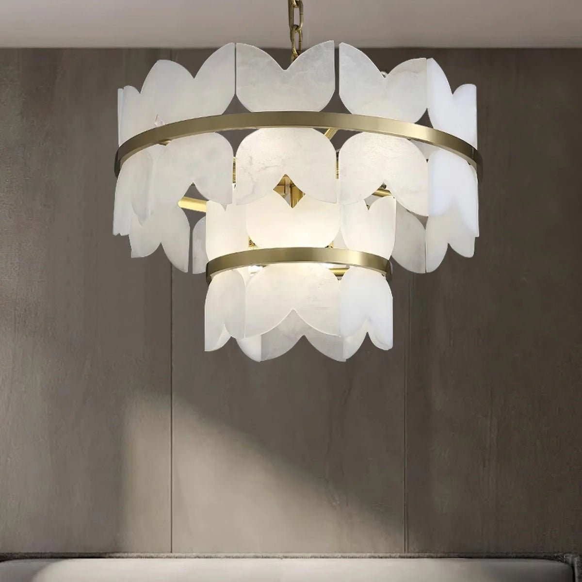 Alabaster Cloudscape Chandelier - Pre Order