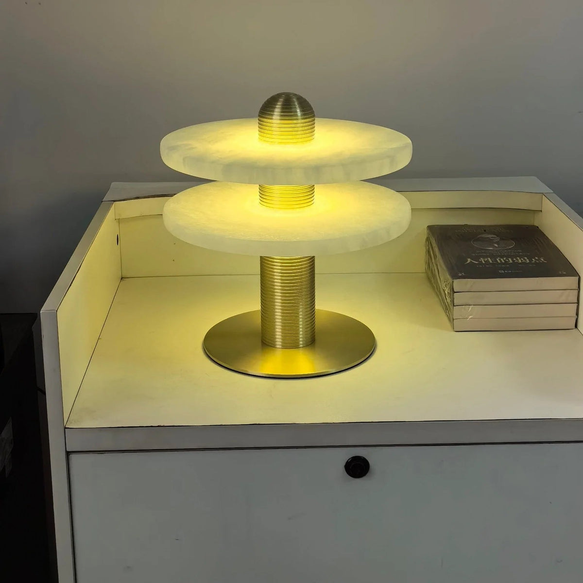 Alabaster Comet Table Lamp - Pre Order