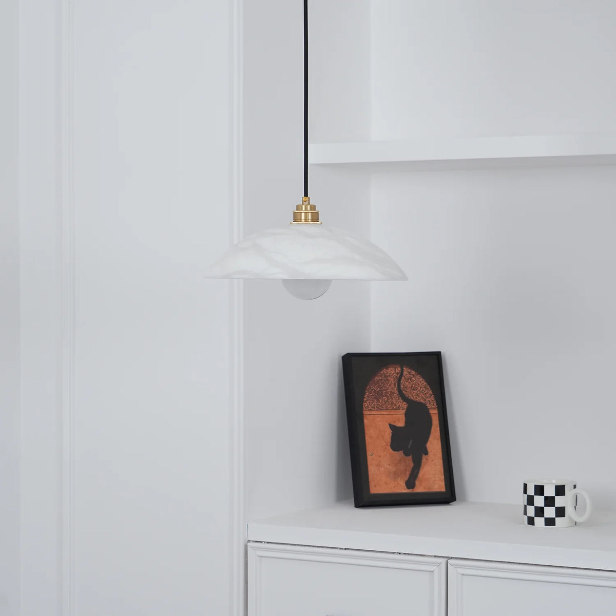 Alabaster Dome Pendant Lamp - Pre Order