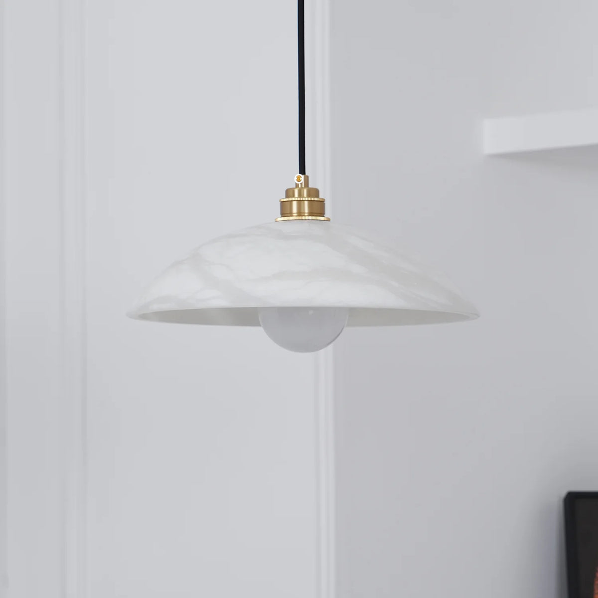 Alabaster Dome Swag Pendant Lamp - Pre Order