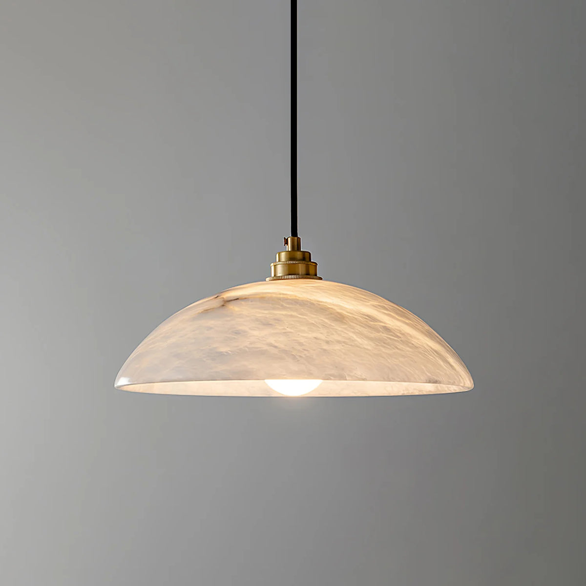 Alabaster Dome Swag Pendant Lamp - Pre Order