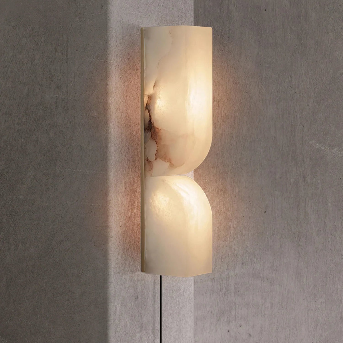 Alabaster Essence Plug-in Wall Sconce - Pre Order