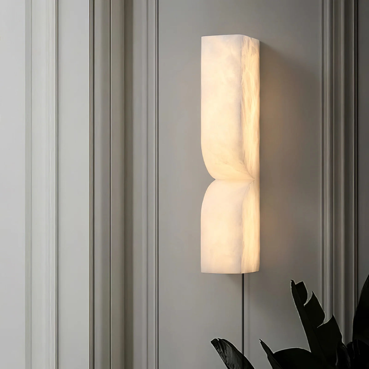 Alabaster Essence Plug-in Wall Sconce - Pre Order