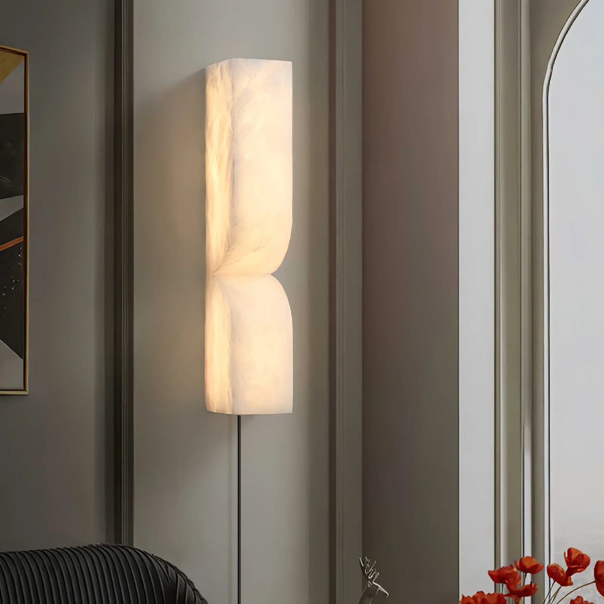 Alabaster Essence Plug-in Wall Sconce - Pre Order