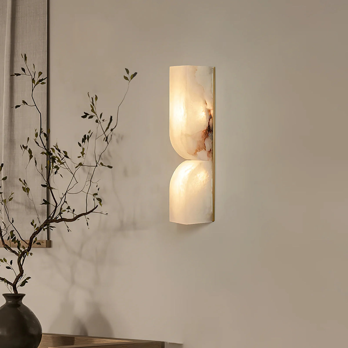 Alabaster Essence Plug-in Wall Sconce - Pre Order