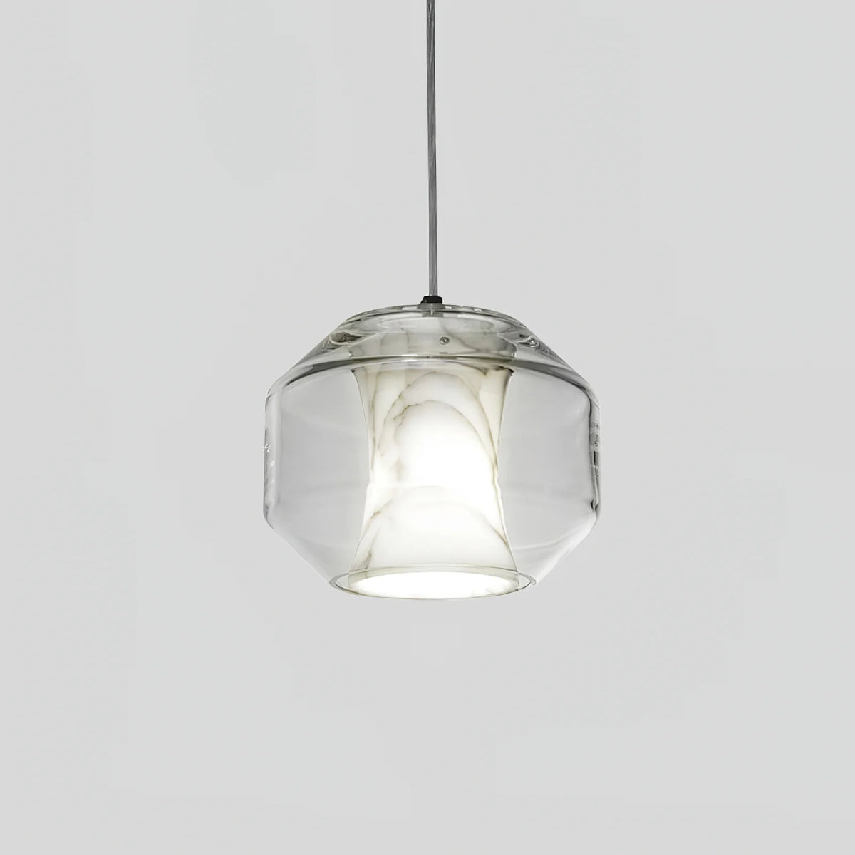 Alabaster Glass Cylinder Pendant Light - Pre Order