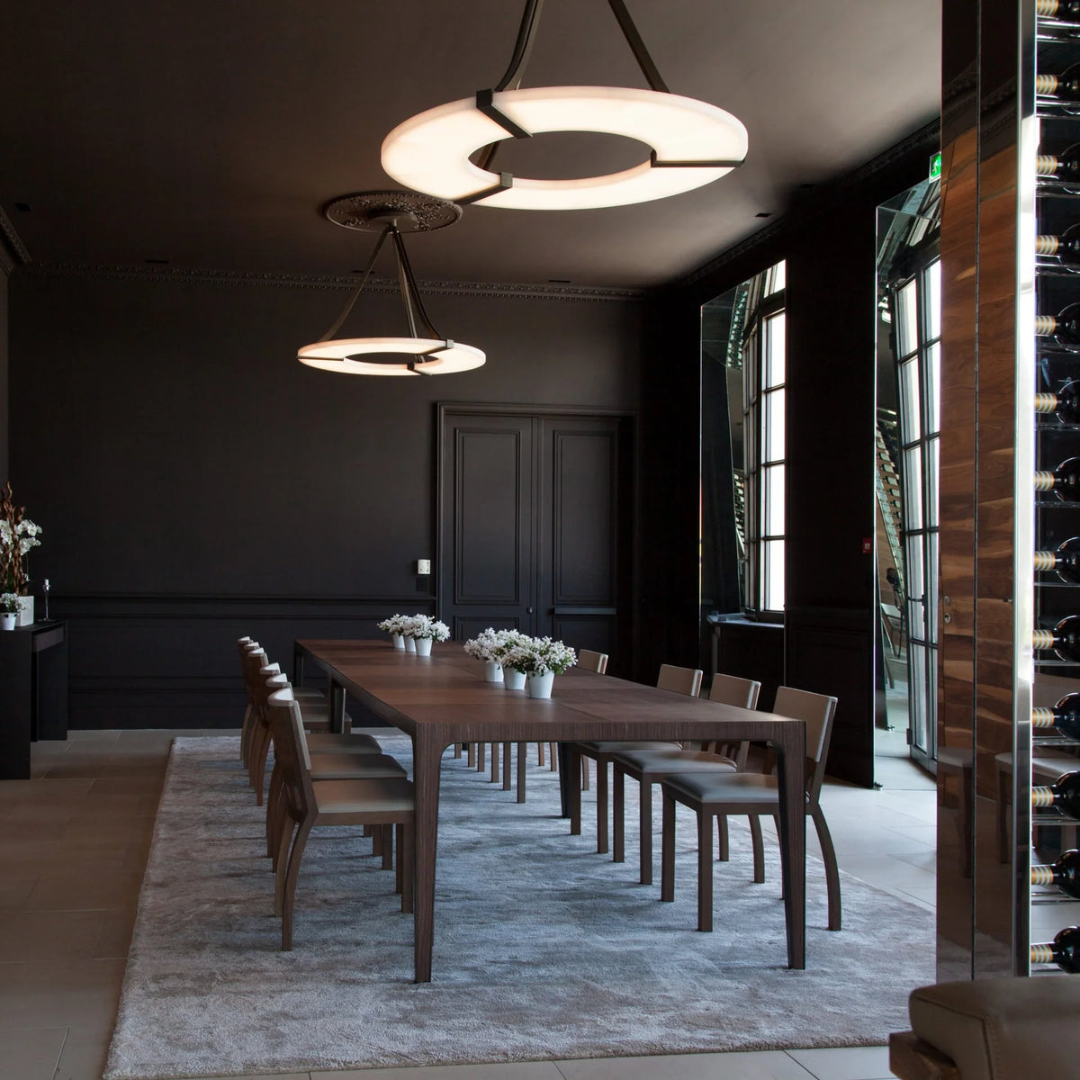 Alabaster Halo Pendant Light - Pre Order