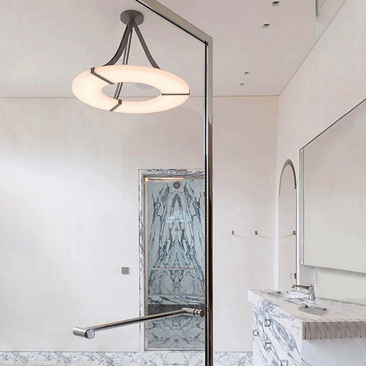 Alabaster Halo Pendant Light - Pre Order