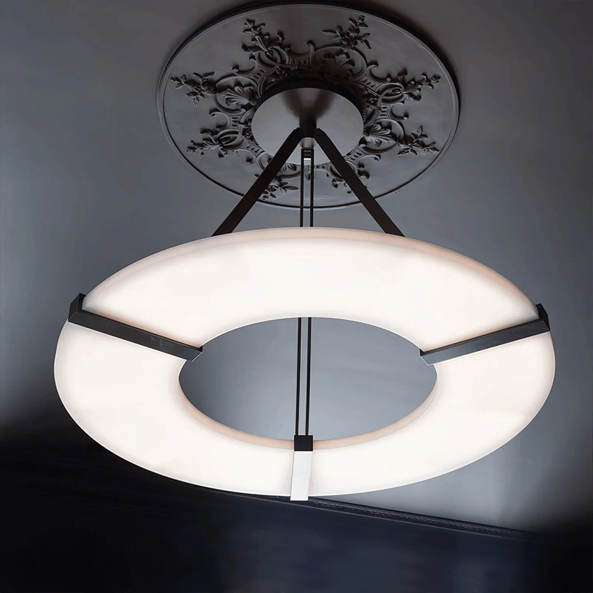 Alabaster Halo Pendant Light - Pre Order