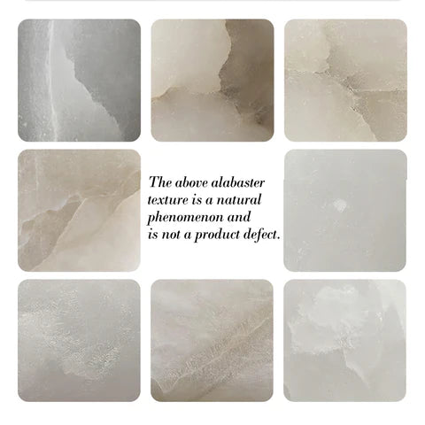 Alvia Alabaster Wall Light - Per Order