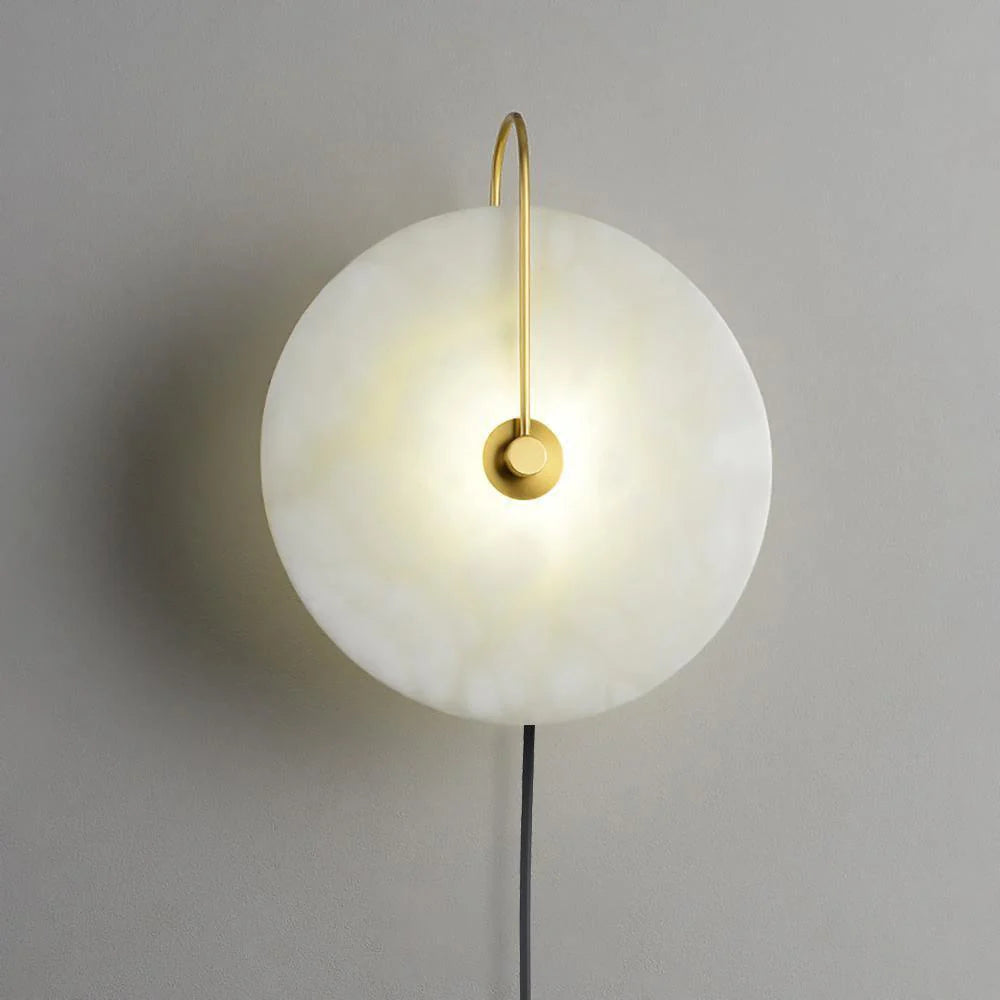 Alabaster LED Plug-In Wall Lamp - Pre Order