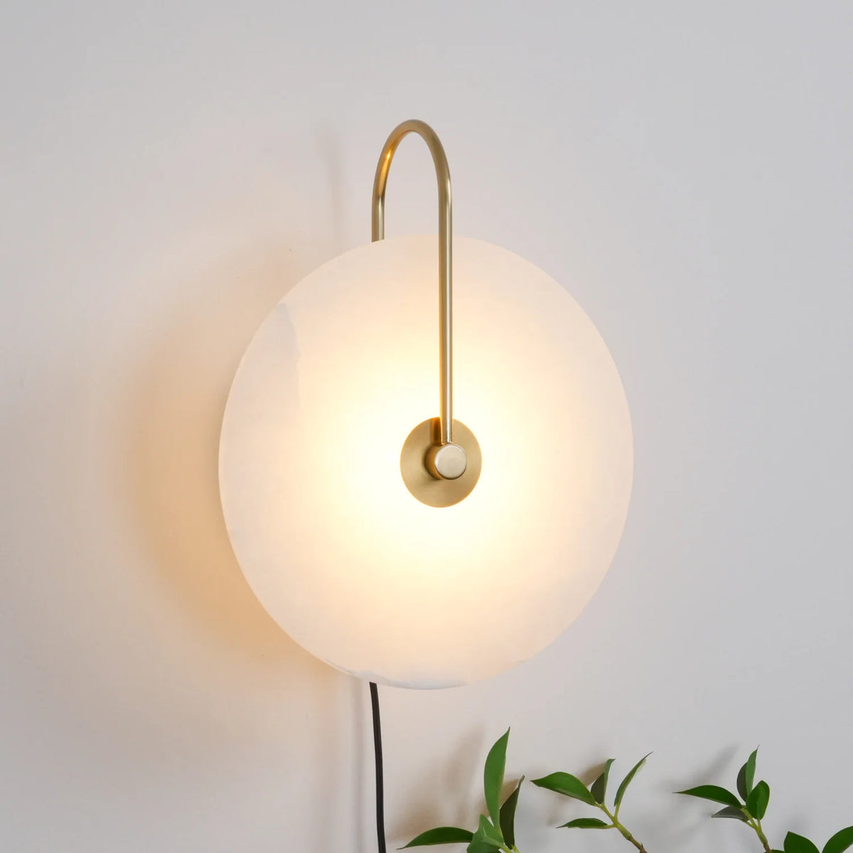 Alabaster LED Plug-In Wall Lamp - Pre Order