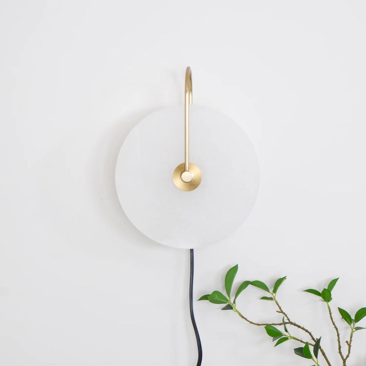 Alabaster LED Plug-In Wall Lamp - Pre Order