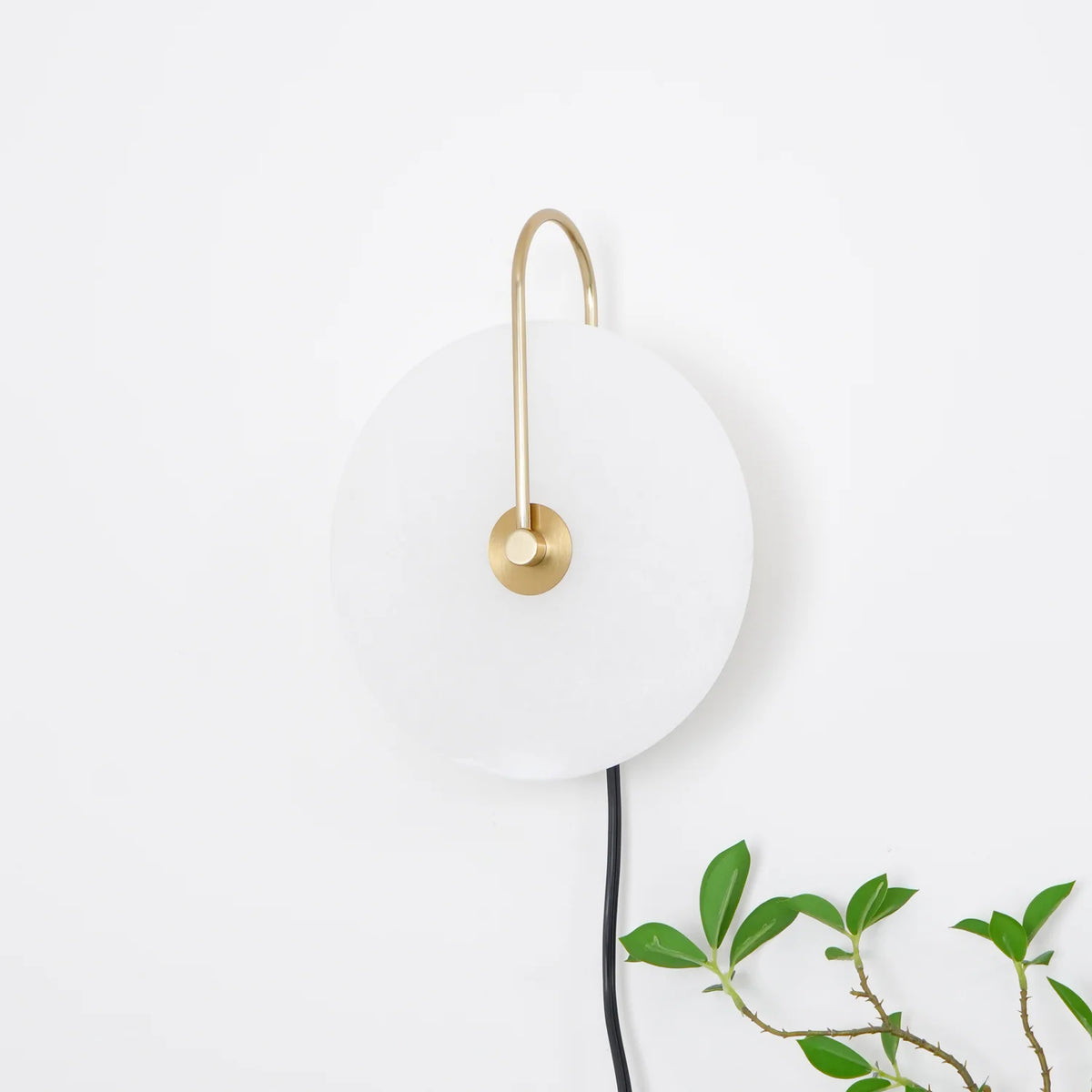 Alabaster LED Plug-In Wall Lamp - Pre Order