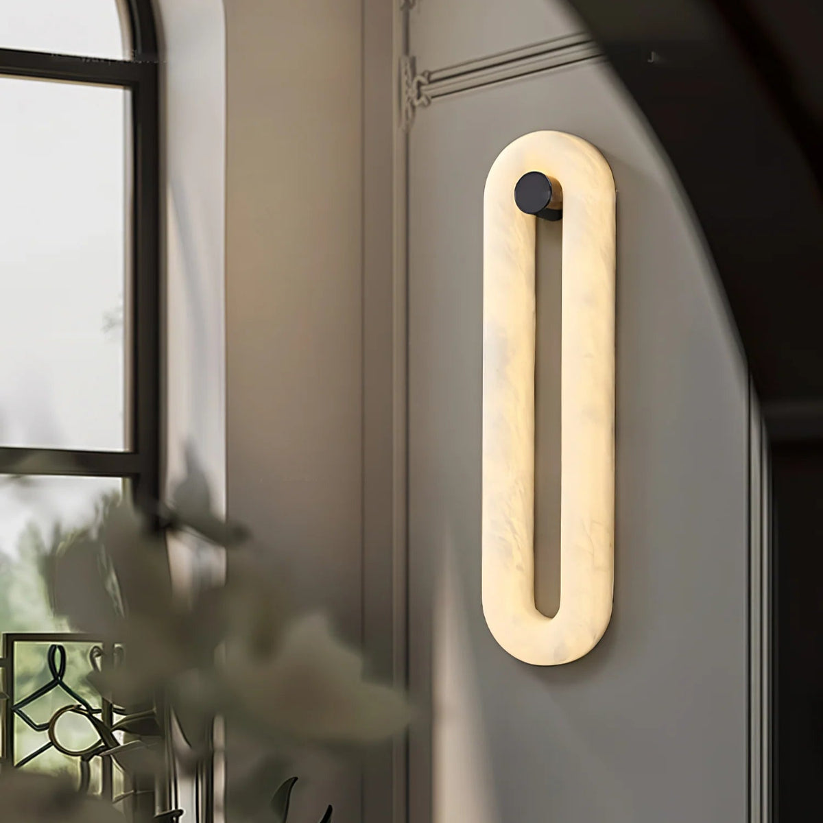 Alabaster Loop Wall Light - Pre Order