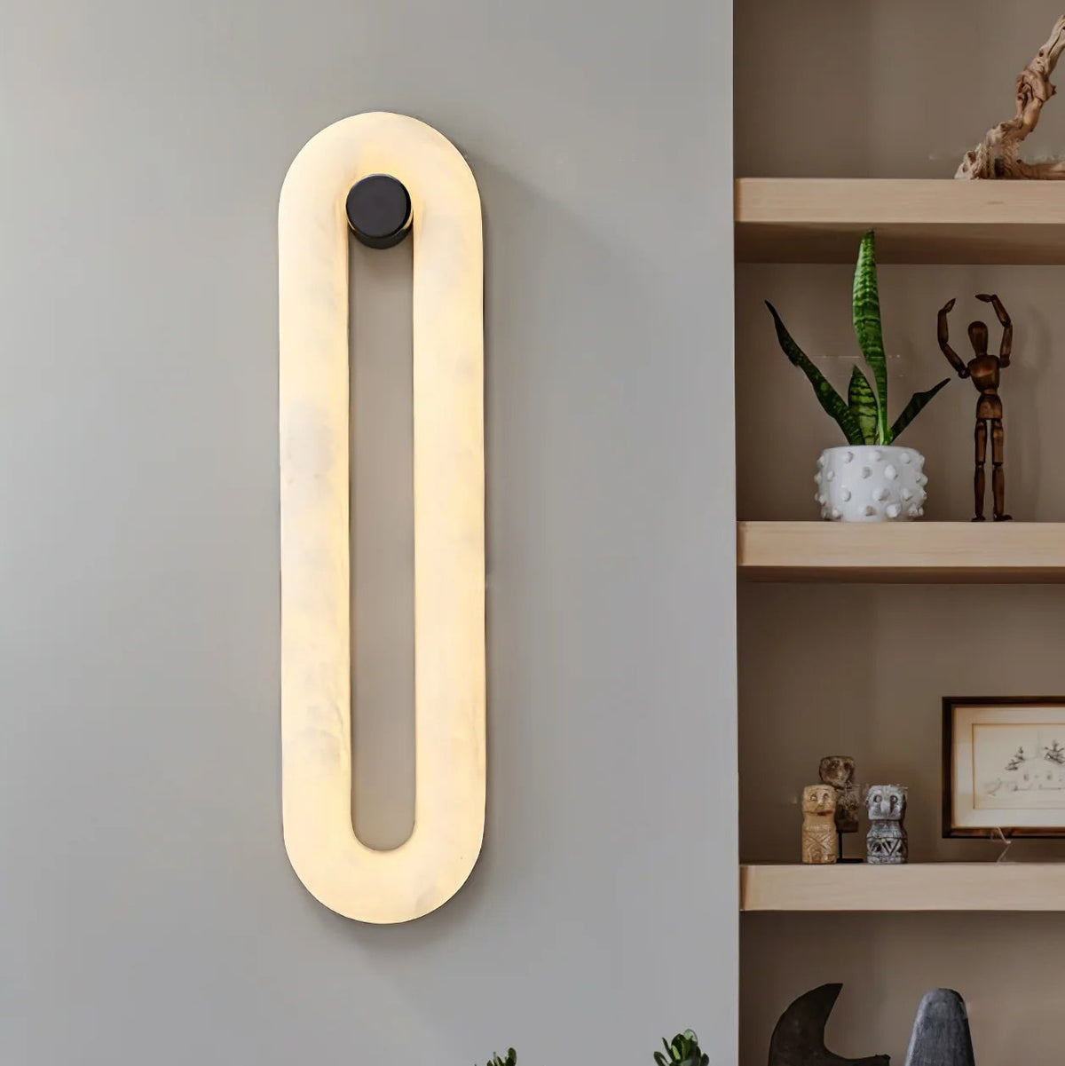 Alabaster Loop Wall Light - Pre Order