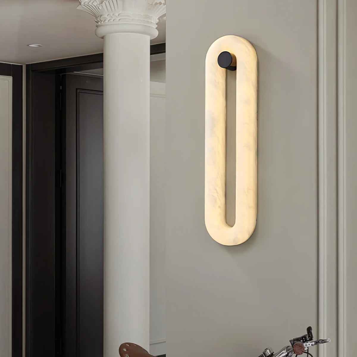 Alabaster Loop Wall Light - Pre Order
