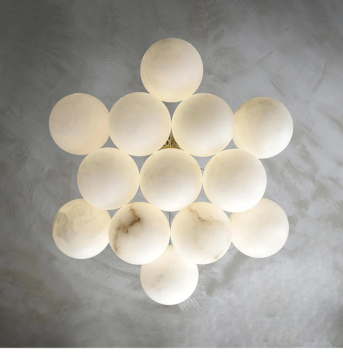 Alabaster Balls Chandelier -  Pre Order