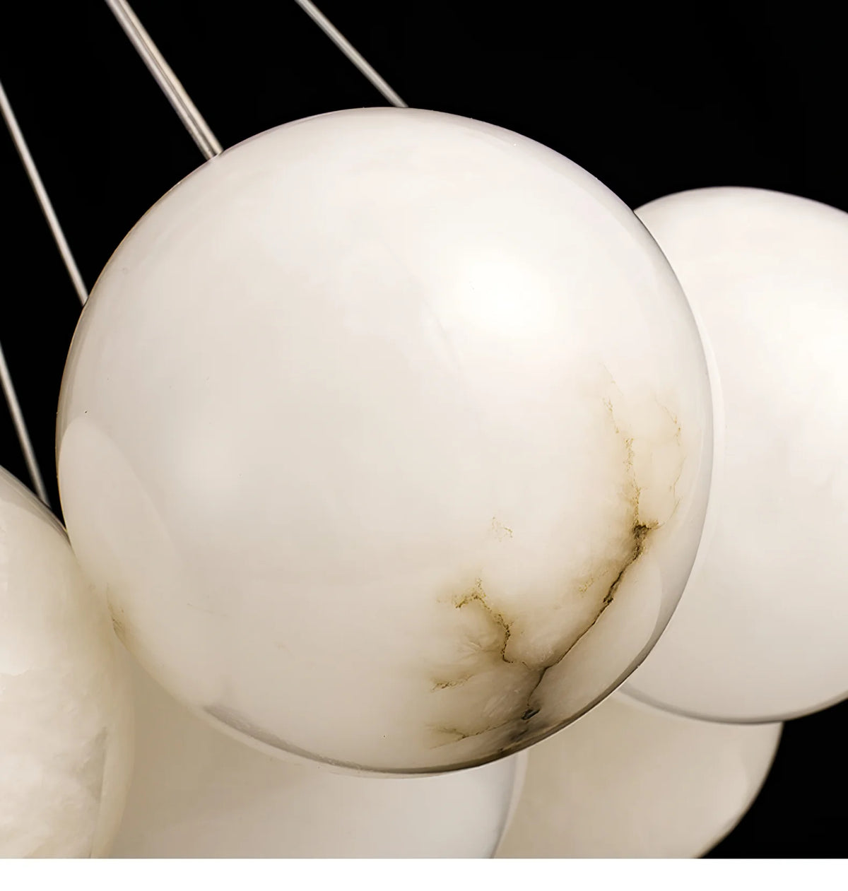 Alabaster Balls Chandelier -  Pre Order