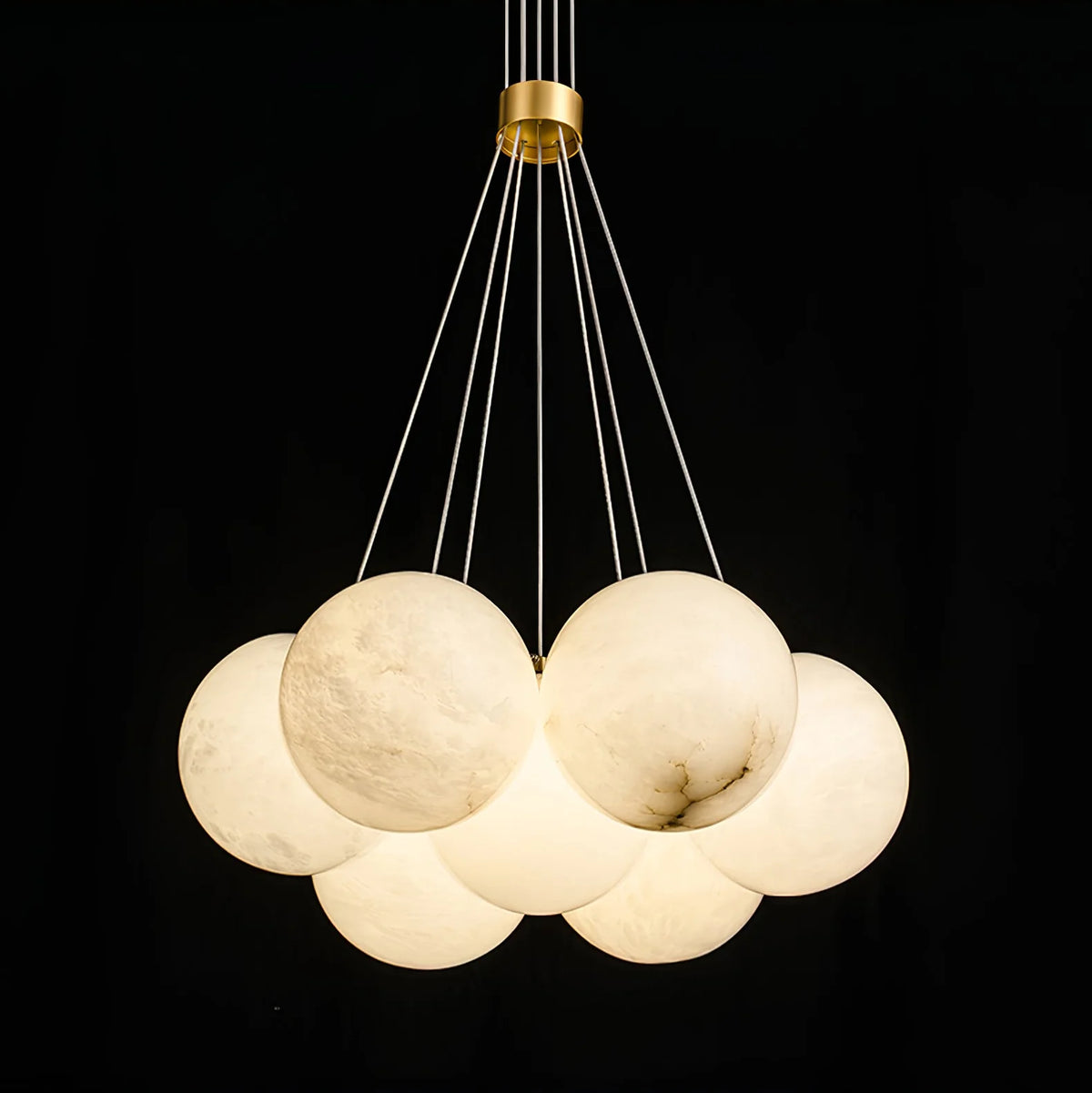 Alabaster Balls Chandelier -  Pre Order