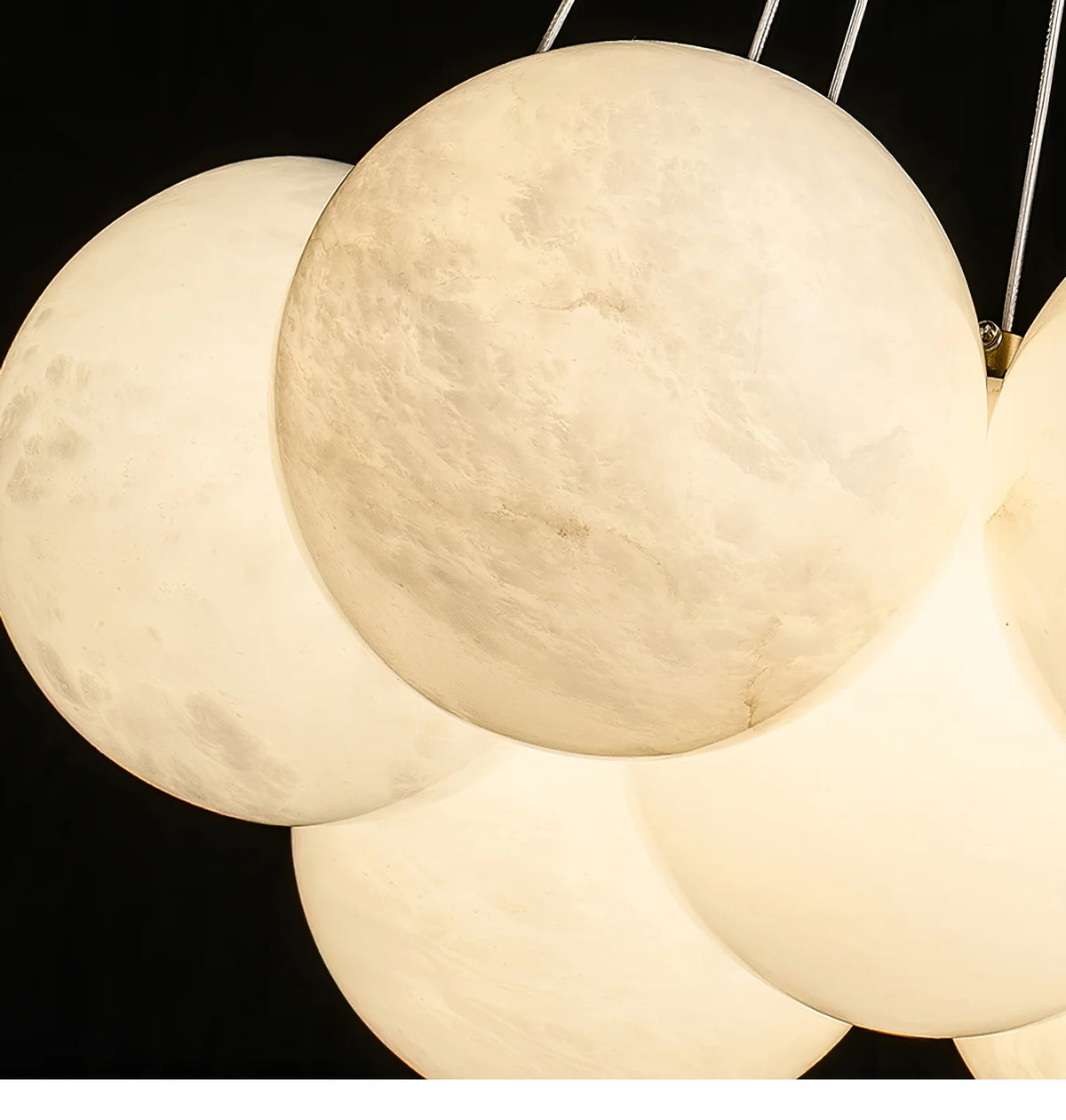 Alabaster Balls Chandelier -  Pre Order