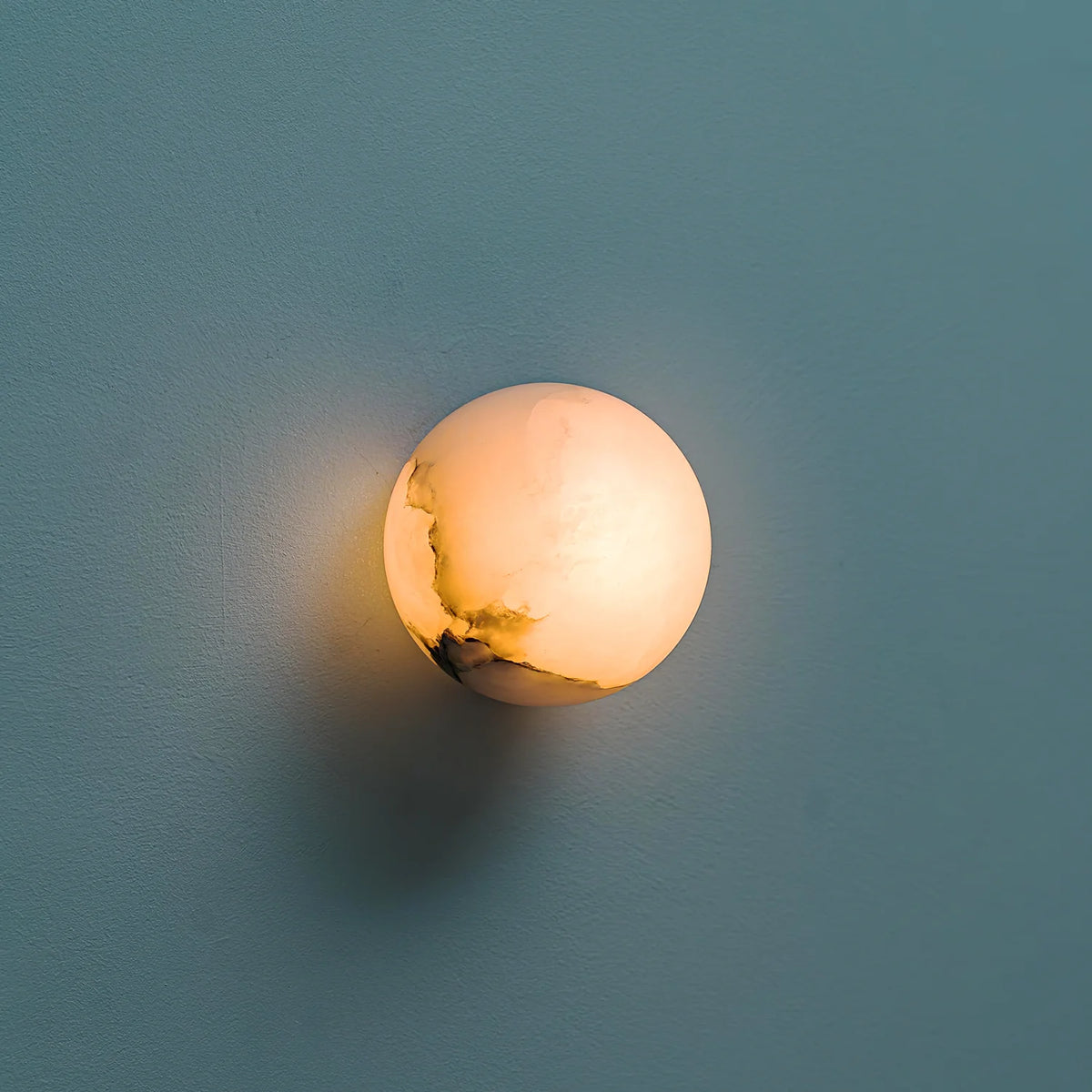 Alabaster Mini Orb Wall Lamp - Pre Order