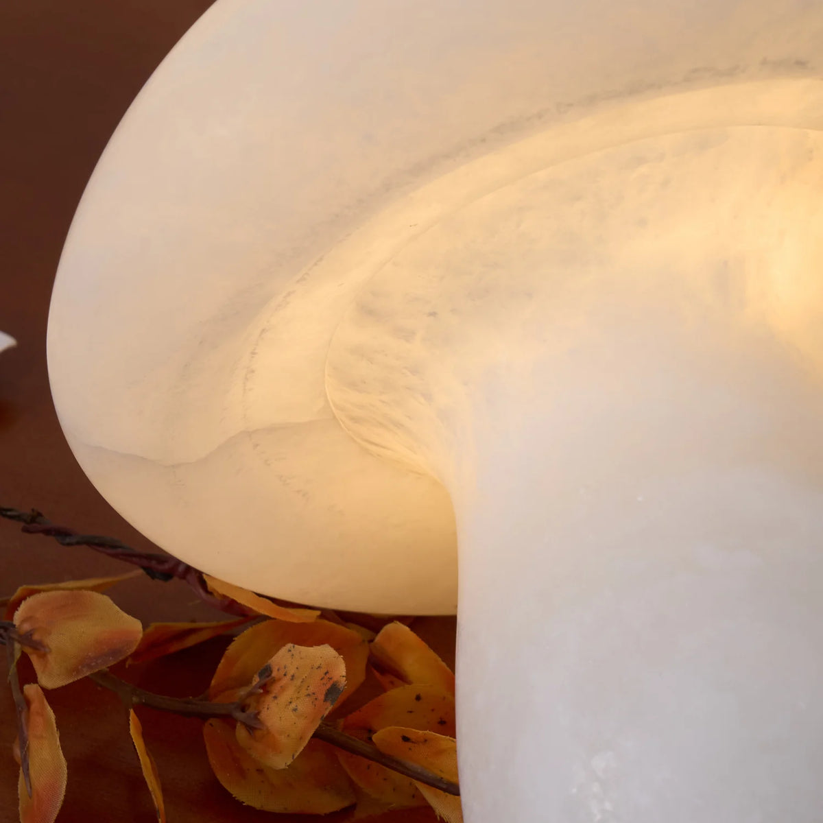 Alabaster Mushroom Table Lamp - Pre Order