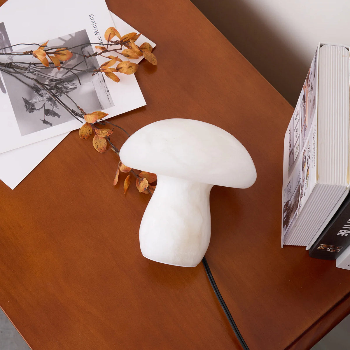 Alabaster Mushroom Table Lamp - Pre Order