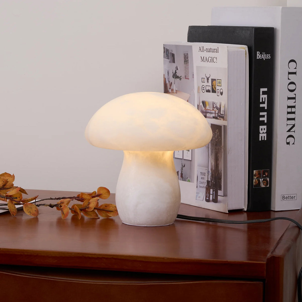 Alabaster Mushroom Table Lamp - Pre Order