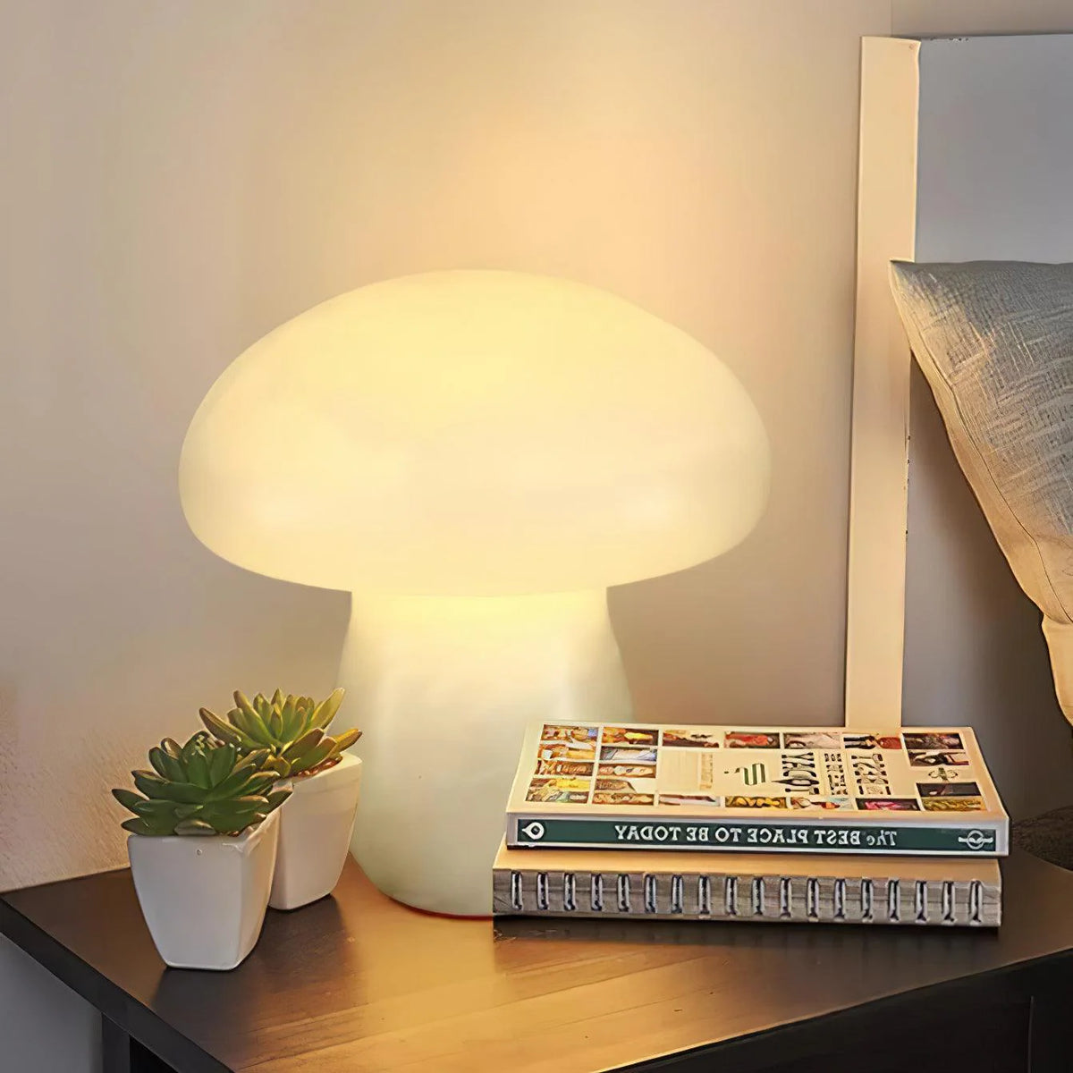 Alabaster Mushroom Table Lamp - Pre Order