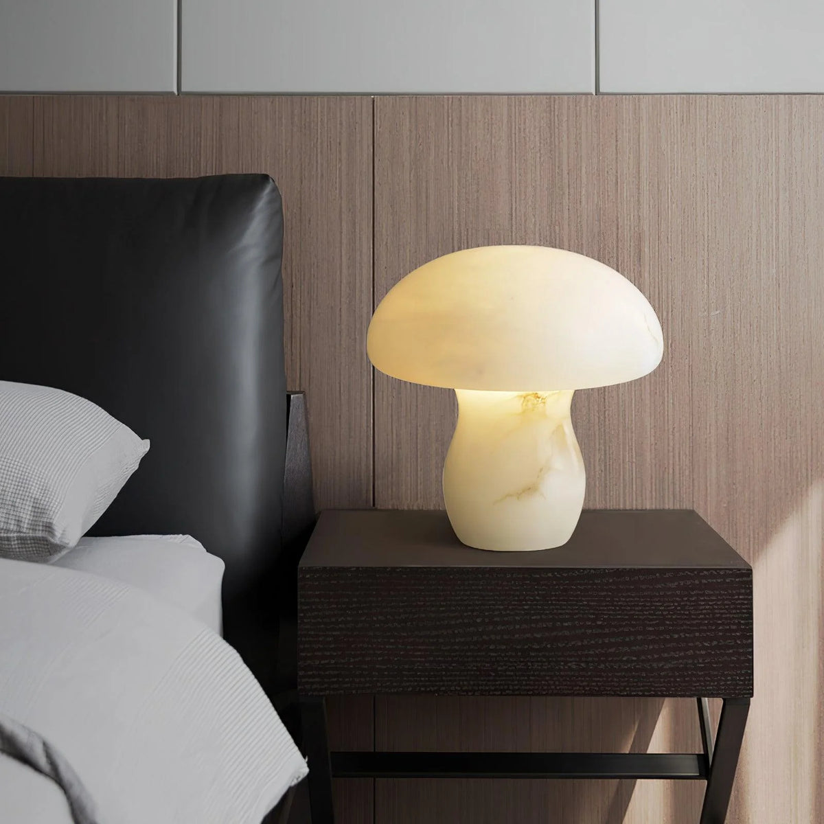Alabaster Mushroom Table Lamp - Pre Order
