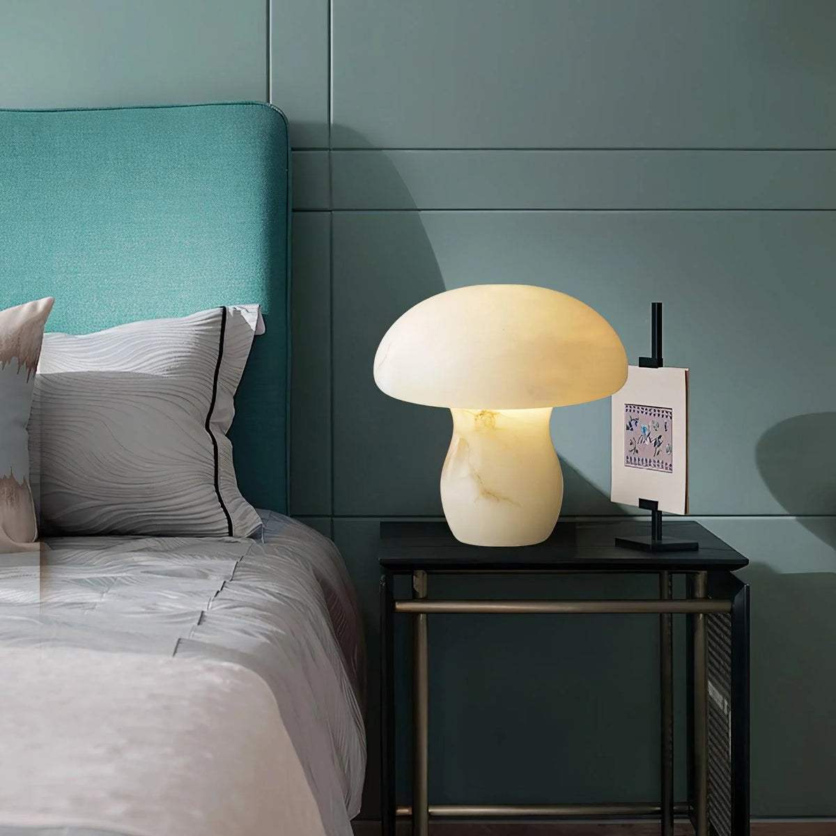 Alabaster Mushroom Table Lamp - Pre Order