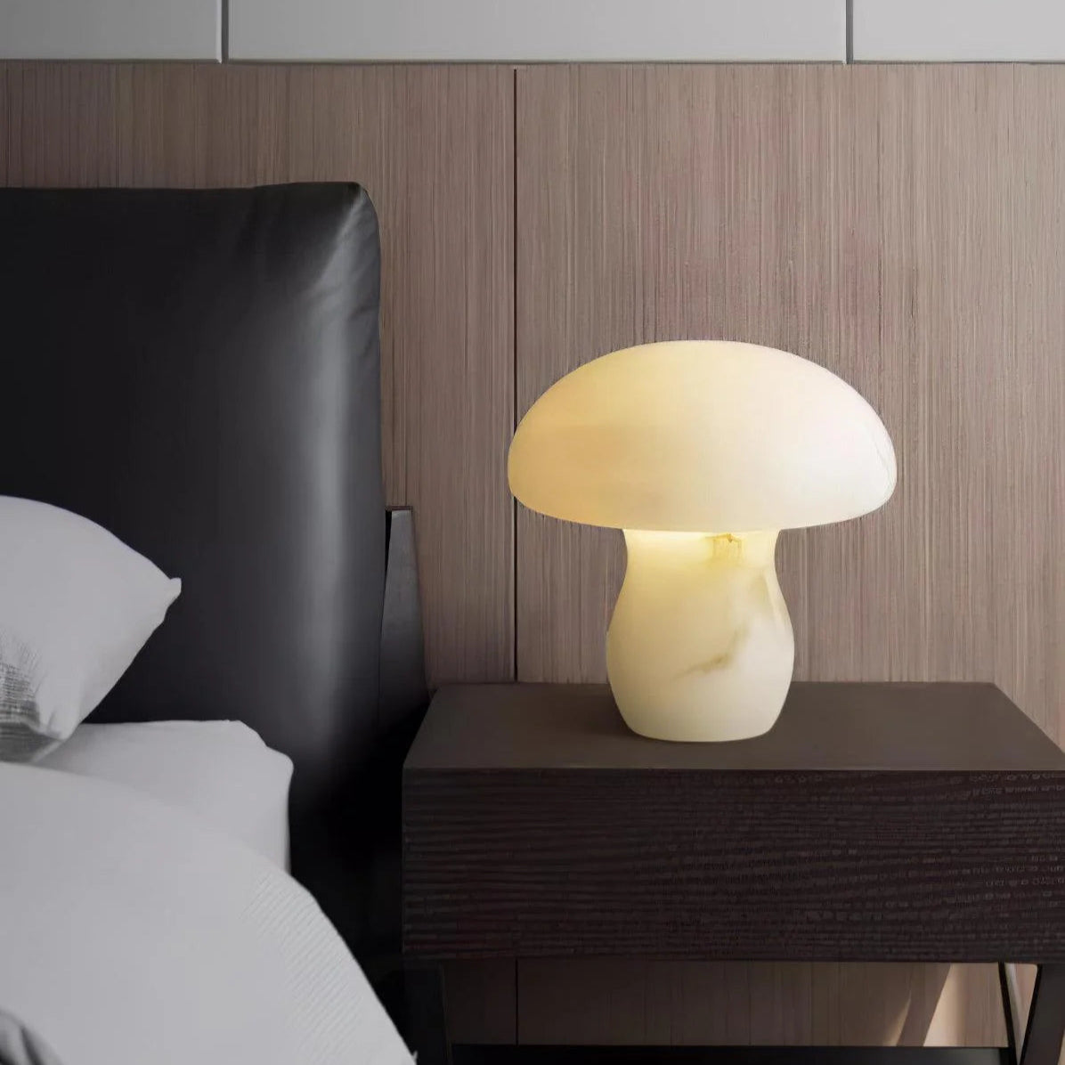 Alabaster Mushroom Table Lamp - Pre Order