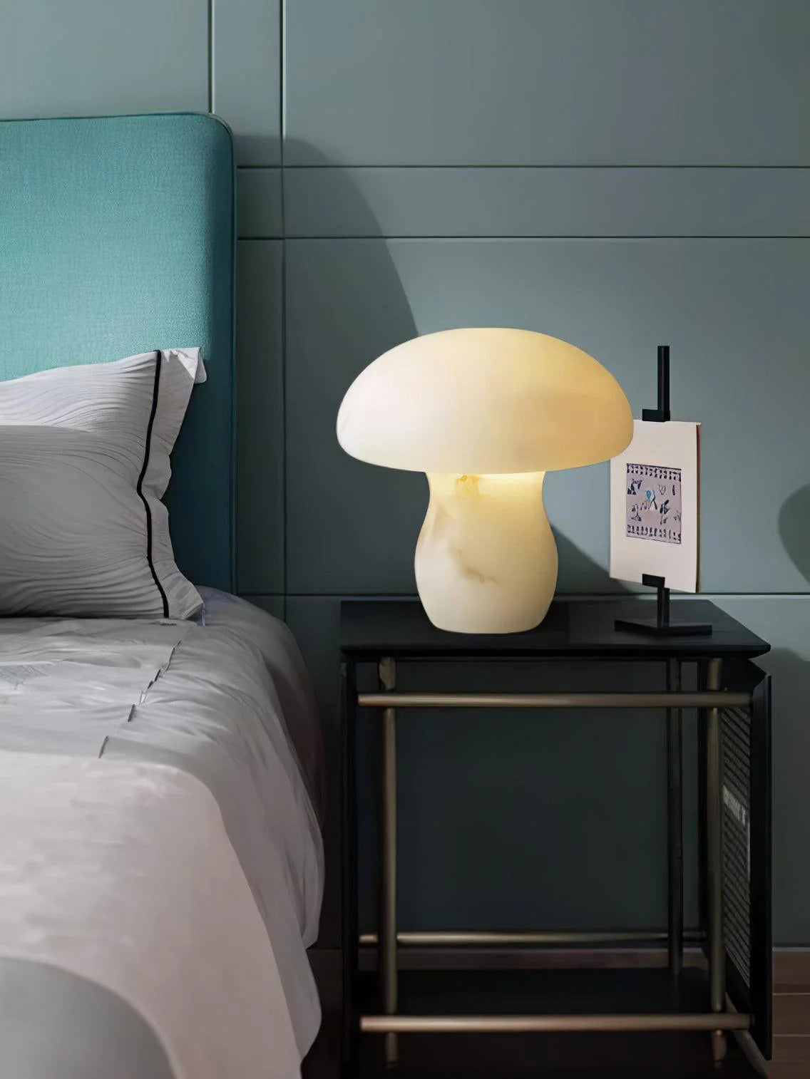 Alabaster Mushroom Table Lamp - Pre Order