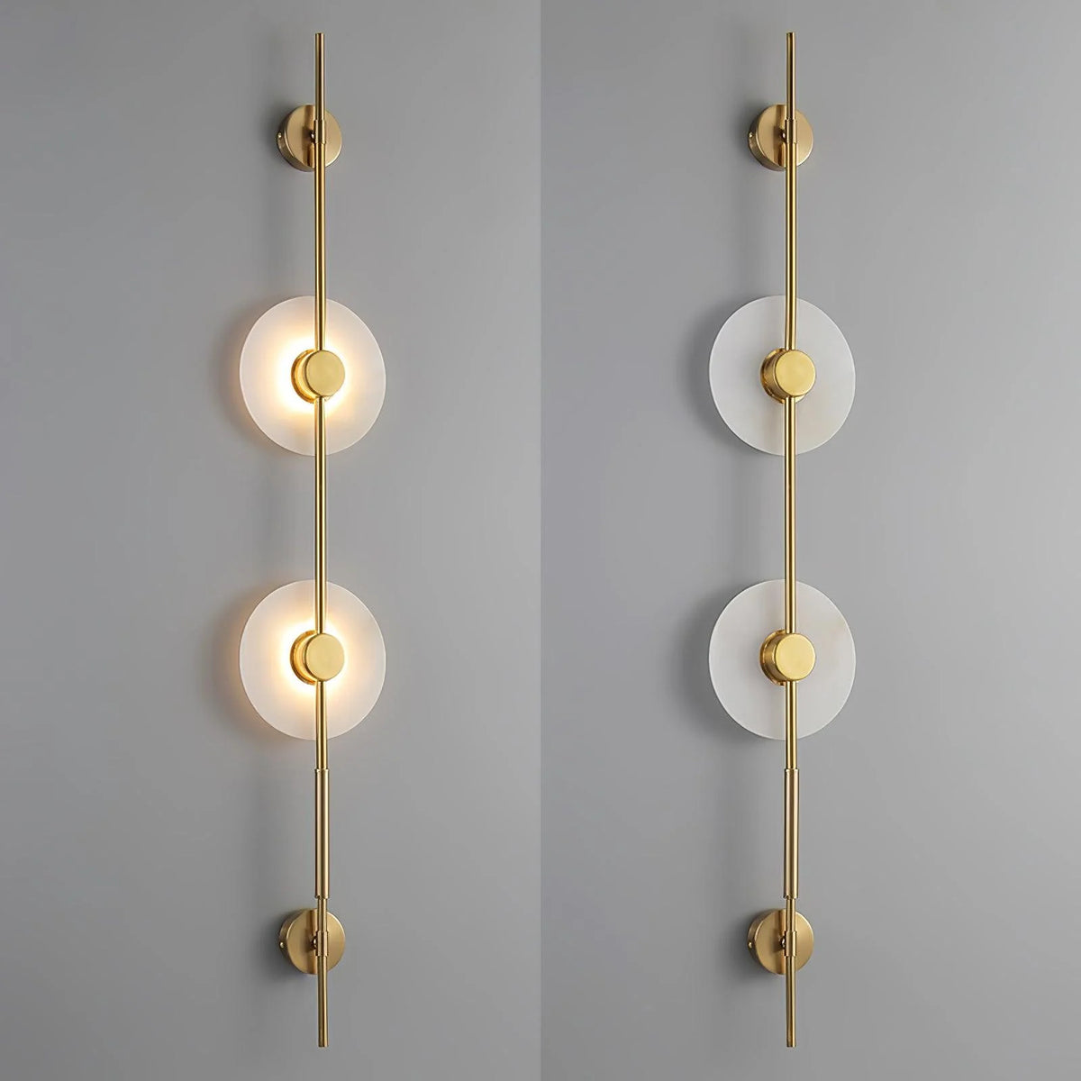 Alabaster Vertical Wall Sconce - Pre Order