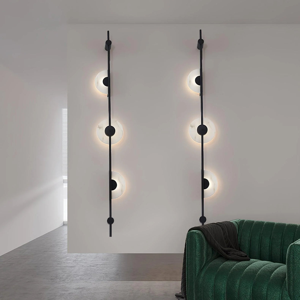 Alabaster Vertical Wall Sconce - Pre Order