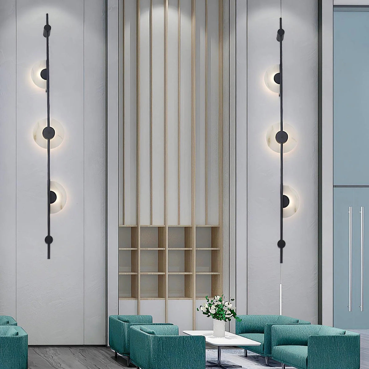 Alabaster Vertical Wall Sconce - Pre Order