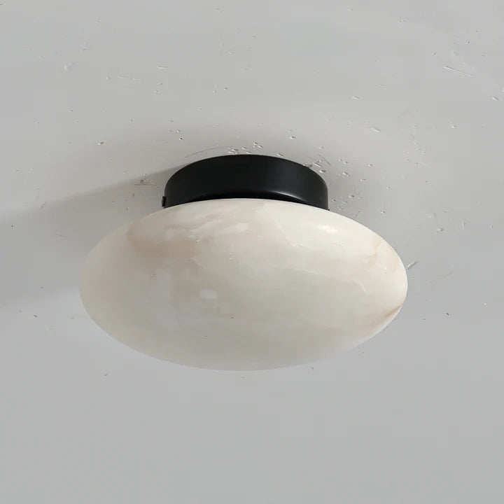 Alabaster Oval Ceiling Lamp - Pre Order
