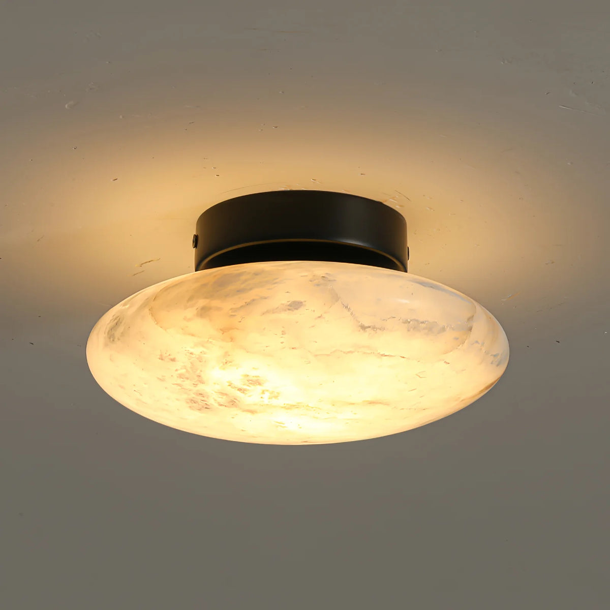 Alabaster Oval Ceiling Lamp - Pre Order