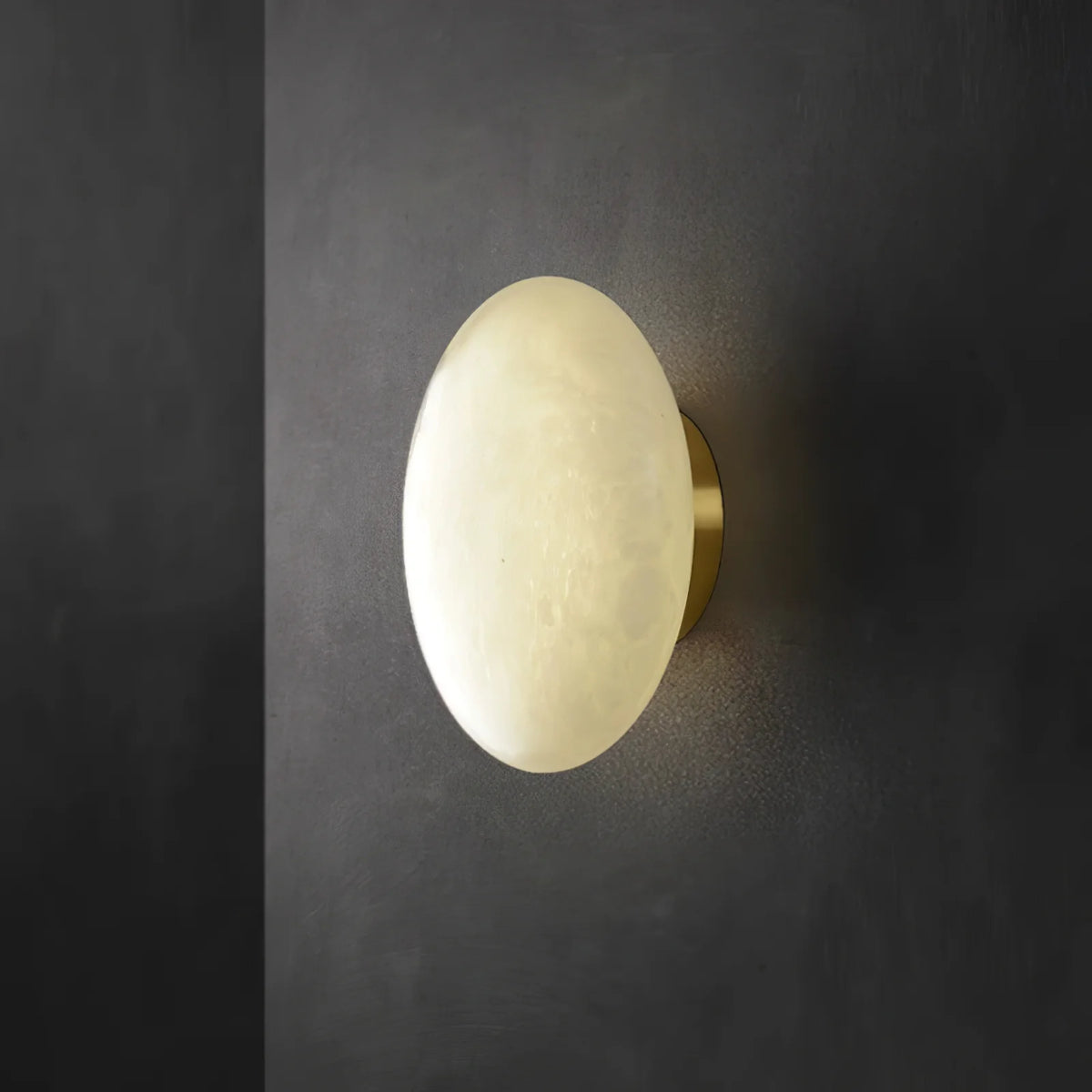 Alabaster Oval Ceiling Lamp - Pre Order