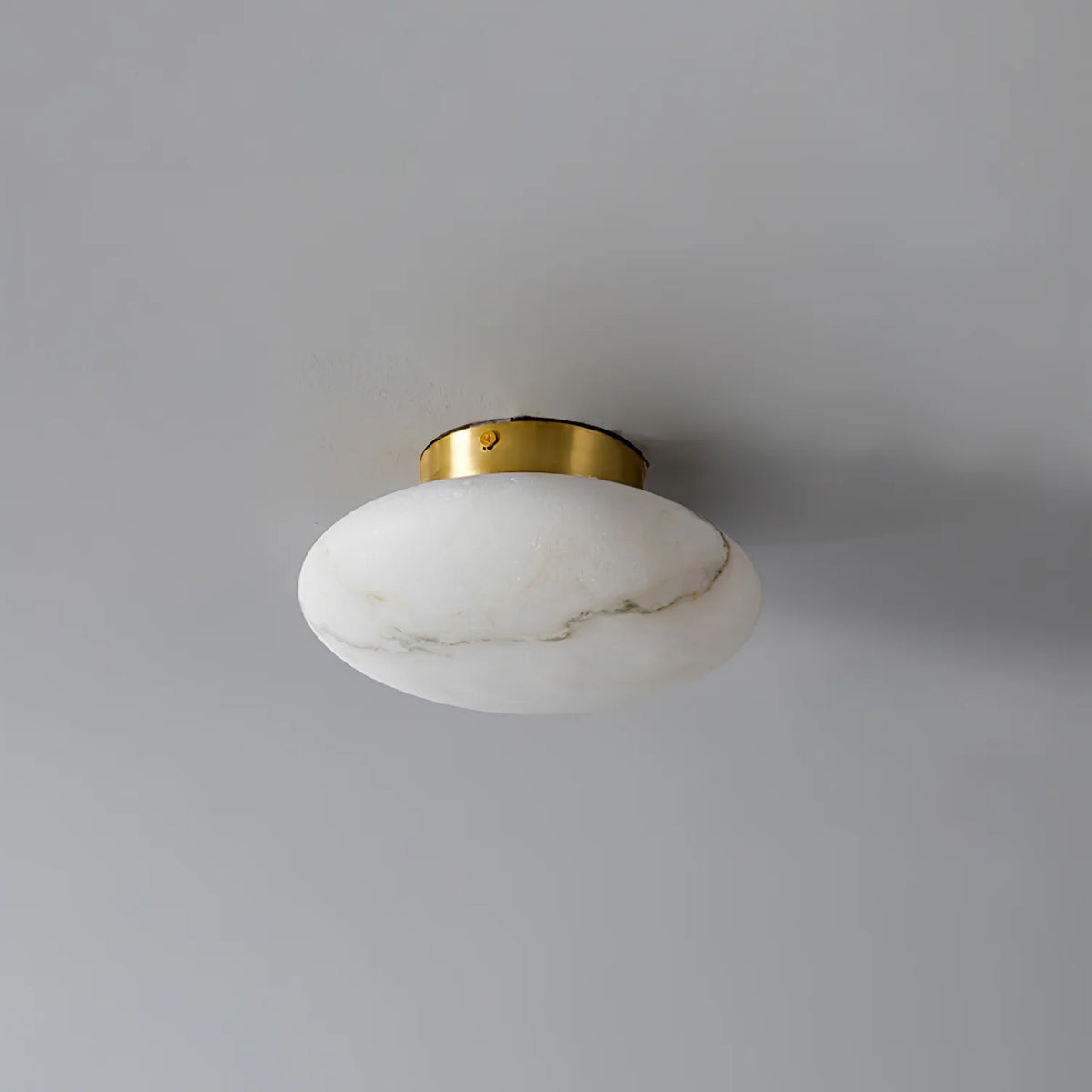 Alabaster Oval Ceiling Lamp - Pre Order
