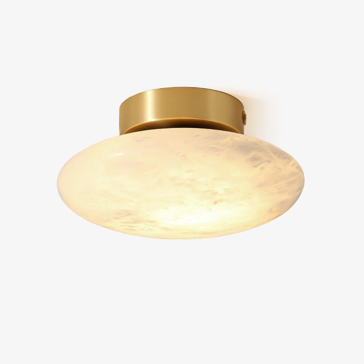Alabaster Oval Ceiling Lamp - Pre Order