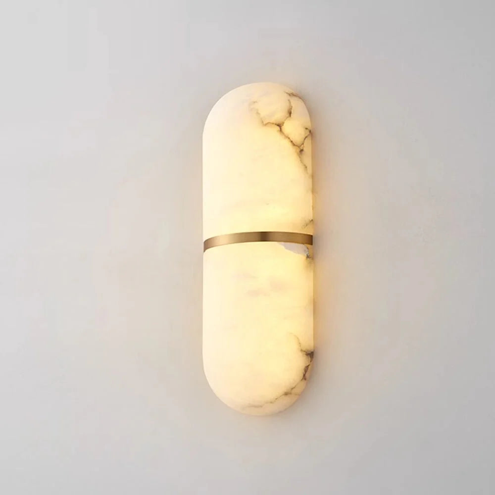 Alabaster Pill Wall Light - Pre Order