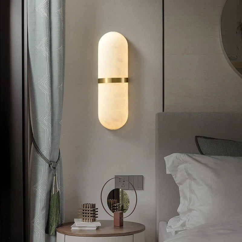 Alabaster Pill Wall Light - Pre Order