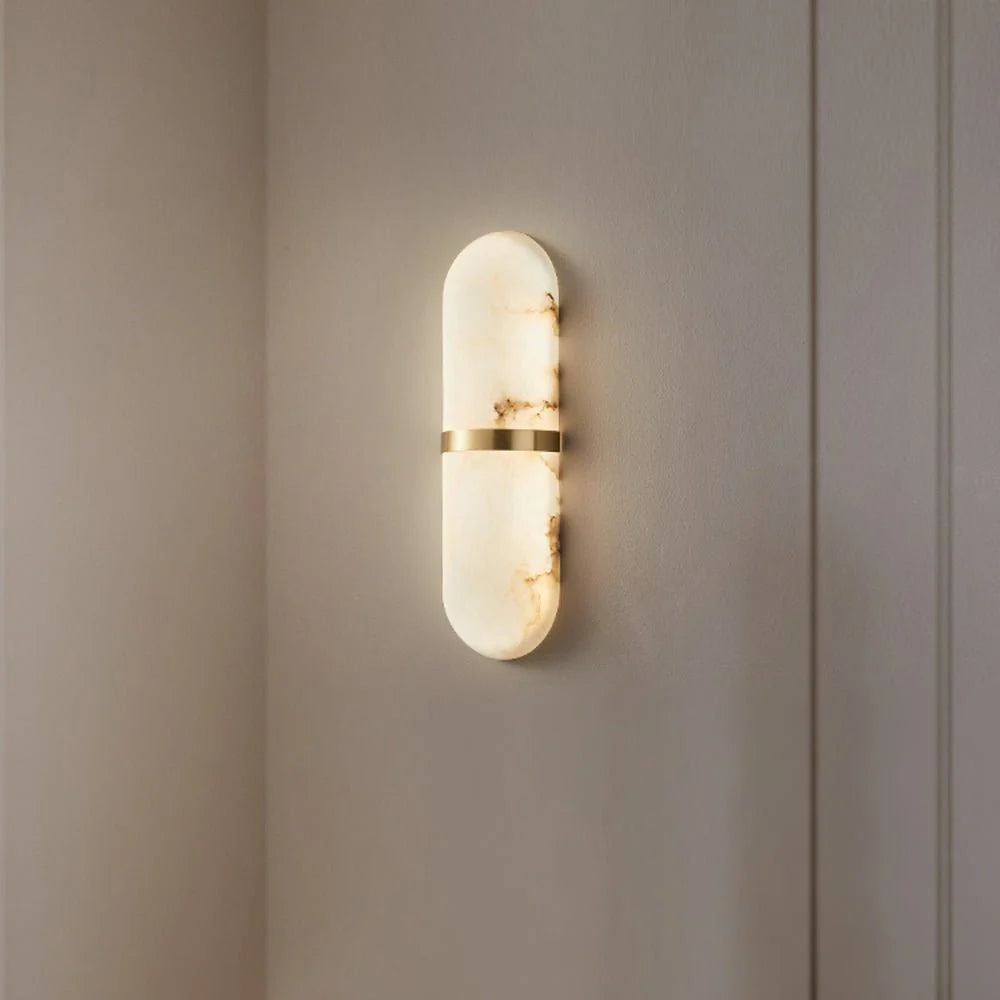 Alabaster Pill Wall Light - Pre Order