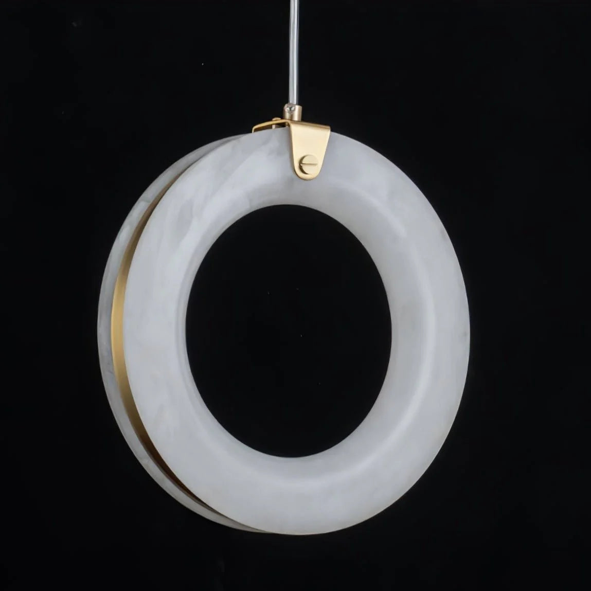 Alabaster Ring Pendant Light - Pre Order
