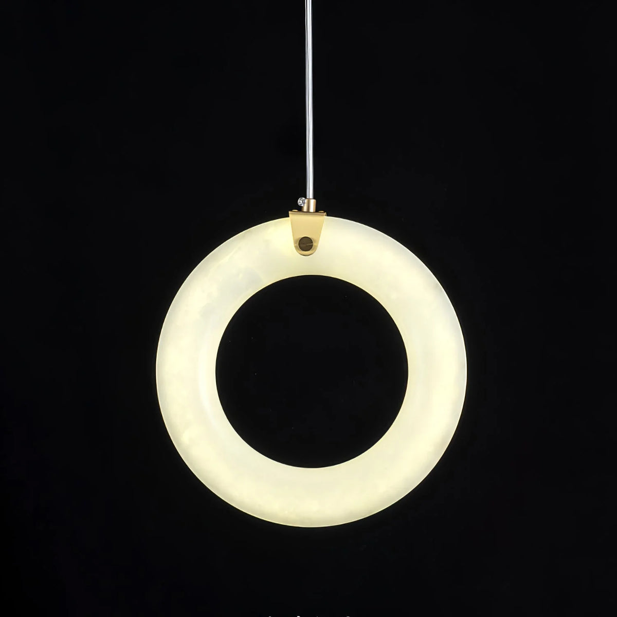 Alabaster Ring Pendant Light - Pre Order